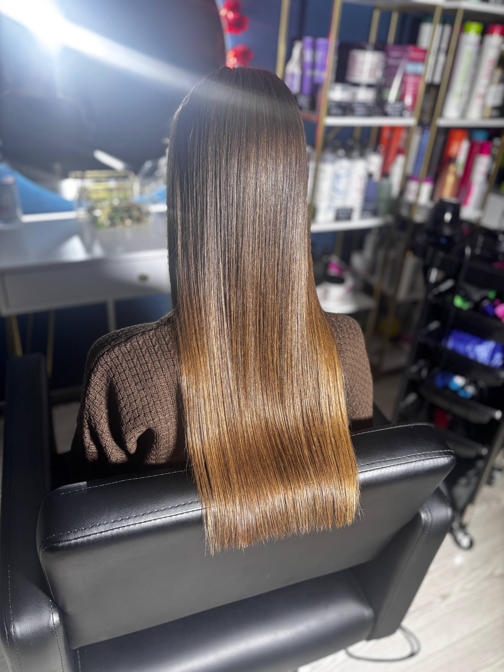 Пример работы по восстановлению волос 2