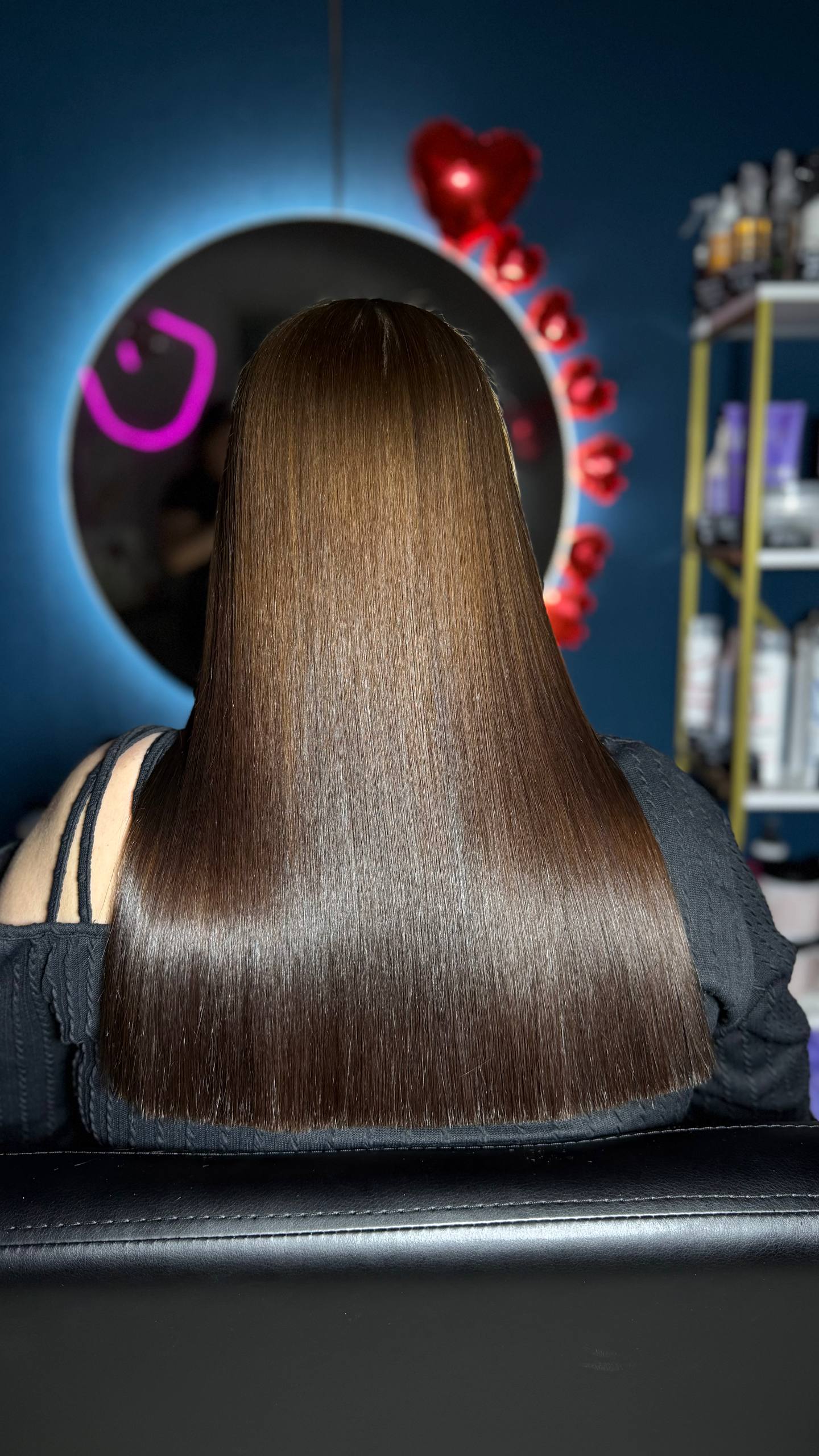 Пример работы по восстановлению волос 8